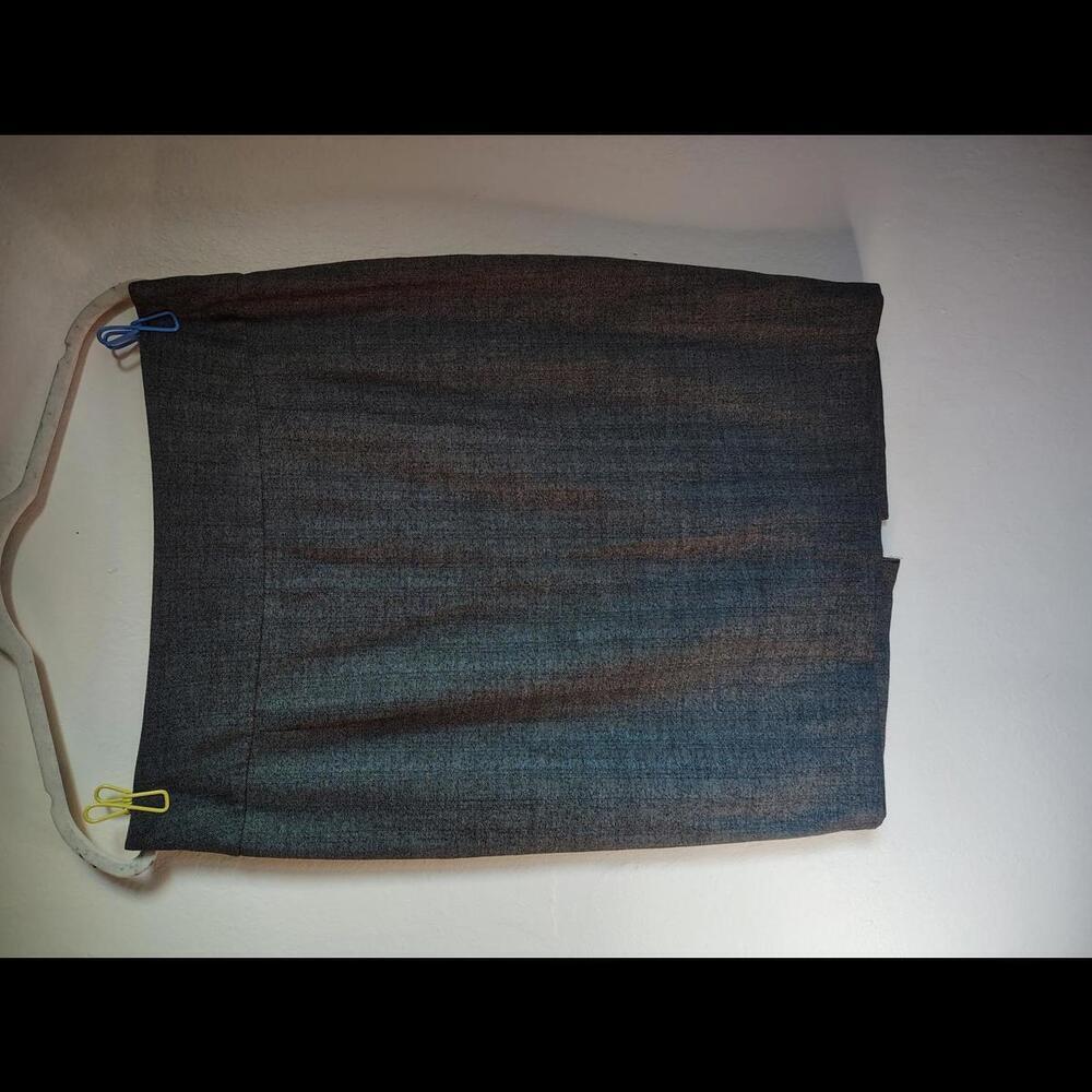 Mossimo Herringbone Pencil Skirt gray 33 in business stretch